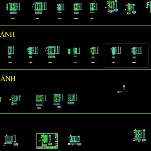 CH07 - THƯ VIỆN BLOCK ĐỘNG CỬA NHÔM XINGFA
